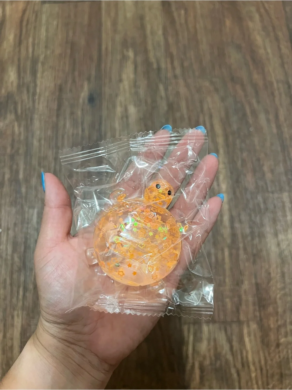 2 Cute orange glitter